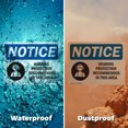 thumbnail image 5 of (2 Pack) Hearing Protection Recommended Sign, 5 of 7