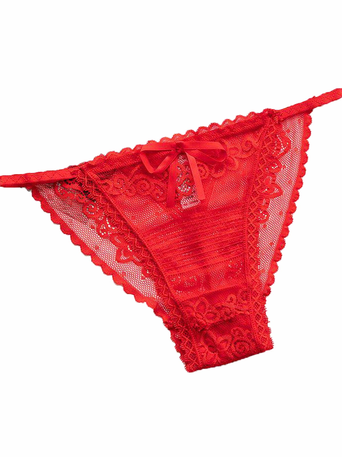 Women/'s Lace Big Bow Underwear Briefs Panties G-string Lingerie Thongs Knicker