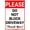 Warning Sign 4, variant on Please Do Not Block Driveway Thank You Sign - 8"x12" Aluminum Metal Safety Sign, Indoor Outdoor Driveway Warning Signage