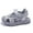 Grey, variant on EnJoCho Boys Summer Sandals Closed Toe Hiking Outdoor Sport Non-Slip Lightweight Beach Shoes for Toddler Kids Children Durable Walking Sandals