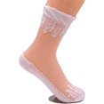 thumbnail image 2 of LAICAIW Womens 5 Pairs Socks Baroque Ultra-thin Transparent Lace Socks, 2 of 4