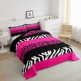 thumbnail image 5 of Erosebridal Leopard Cheetah Print Comforter Sets Twin Size, Zebra Print Comforters & Duvets, Farmhouse Animal Decor, Reversible, 5 of 7
