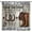 Cowboy-1, variant on Retro Country Western Cowboy Cottage Farmhouse Curtains - Wooden Board Background Pattern for Living Room, Bedroom, Kitchen - Blackout Noise Reduction - 42x54 Inch 2 Panels
