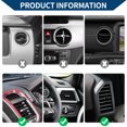 thumbnail image 3 of Air Vent Decoration Strip / for All Straight Air Vent Outlet for Car Interior Air Vent Decoration Strip / Durable ABS Chrome Plating / 20 Pcs Green, 3 of 6