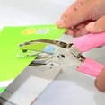 thumbnail image 4 of 6.3" Handheld Hole Punch – Heart Shaped Hole Puncher for Paper and Leather Craft, Thickened Leather Case for Clean and Precise Holes, 4 of 7