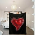 thumbnail image 6 of Kbndieu Valentine's Day Throw Blanket, Soft Fluffy Fuzzy Cozy Blankets for Women Girlfriend Sweetheart Valentines Day Gifts, Lightweight Warm Flannel Throw Blanket for Couch Bed Travel, 30x39 inches, 6 of 6