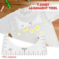 thumbnail image 2 of Less Than 5 Ruler Alignment Vinyl Tool T Shirt Ruler Sublimation T-Shirt T-Shirt ArtsCrafts Sewing, 2 of 5