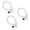 White - 3 Pack Keyed Alike-Small, variant on -proof Refrigerator Lock For & Adults - Door Fridge And Cabinet (small Black 10 Pack Keyed Alike)