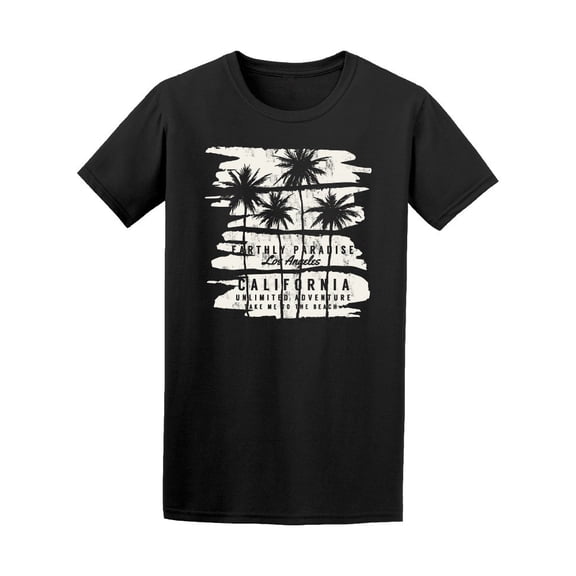 Earthly Paradise Palm California Tee Men's -Image by Shutterstock