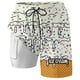 thumbnail image 3 of WILLBEST Pantalones Cortos Deportivos para Hombre, para Fiestas de Verano En La Piscina y Playa, Bañador de Doble Capa con Estampado de Hielo Derretido para Días de Playa y Uso Cómodo., 3 of 3