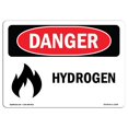 thumbnail image 1 of SignMission OS-DS-A-1218-L-1368 12 x 18 Po Signe de Danger OSHA - Hydrogène, 1 of 1