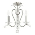 thumbnail image 4 of Livex Serafina Convertible Mini Chandelier in Venetian Golden Bronze, 4 of 7