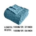 thumbnail image 6 of Tkrady Throw Blankets with Heart Checkered,Soft Warm Blankets for Lover Mom Father Gifts,Washable Lightweight Fuzzy Blanket for Couch Sofa Bed Office All Season(Grey,40"x60"), 6 of 6