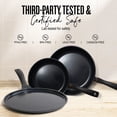 thumbnail image 6 of Alva Energy 9.5" Ceramic Nonstick Frying Pan, Recycled Aluminum, Non Toxic, 6 of 12