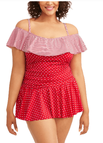 walmart swimdress plus size