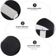thumbnail image 4 of Cuff Anti-Slip Arm Loop Bartender Elastic Sleeve Loop Cuff 1 Pair (navy blue) navy blue, 4 of 5