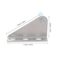 thumbnail image 2 of KALLORY Commercial Grade Stainless Steel Freezer Door Hinge with Easy Installation for Kitchen Use, 2 of 8