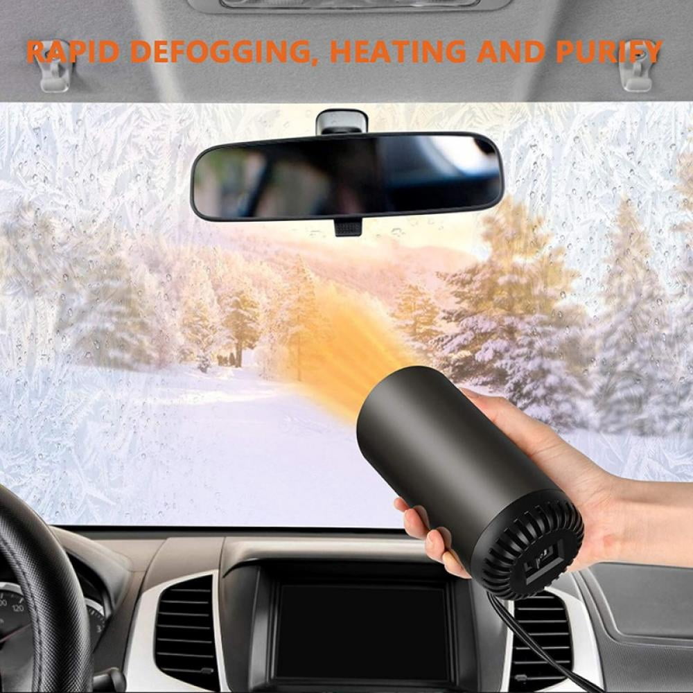 Autmor Car Heater, Portable Heater for Car, 2 in1 Heating & Cooling Fan