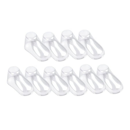 

10x Transparent Baby Shoe Stretcher Professional Showcase Portable Durable Practical Boot Holder Shaping Display for Socks Kids Store Booties 8cm