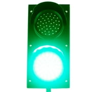 Signaworks Industrial LED Traffic Stop Light 4 inch Diameter Lens, 2 Color Red/Green and Dock Bay Indicator Warning Light 12/24 VDC
