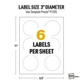 thumbnail image 7 of Avery UltraDuty GHS Labels 3" Diameter, 1500 Ct, Pigment Inkjet, 7 of 7