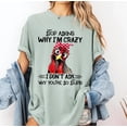 thumbnail image 3 of Funny Chicken Graphic Tee, Sarcastic Quote Shirt, Gift For Her, 3 of 4