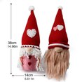 thumbnail image 4 of Compra mínima de 10 piezas Muñeca enana de amor del día de San Valentín Gorro de lana Muñeca elfa masculina sin rostro 2 piezas [Rosa + Rojo] Anggrek Otros, 4 of 7
