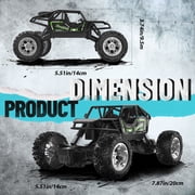 JoyStone Remote Control Truck W/Metal Shell, 60+ Mins, 2.4G, RC Cars Crawler for Boys, Monster Trucks, Toy Vehicle Car Gift for Kids Adults Girls,Green