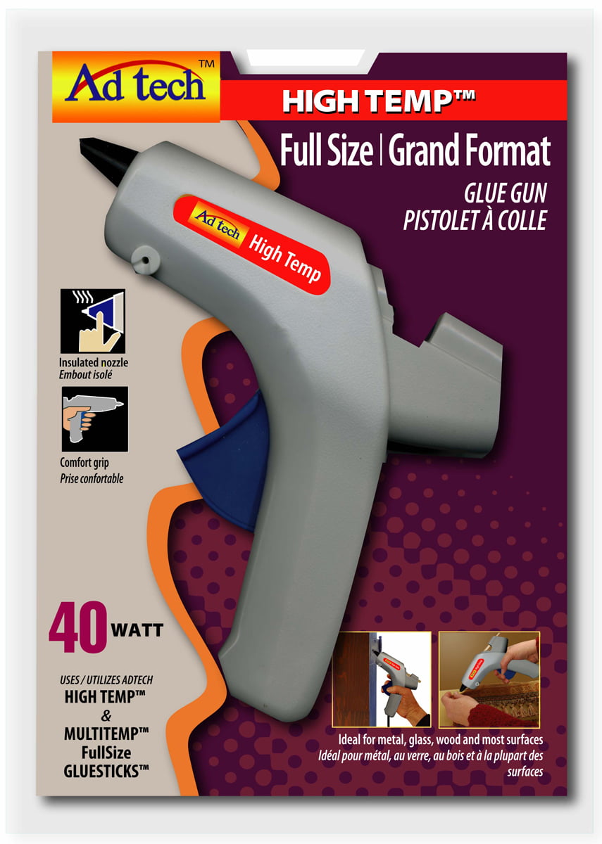 AdTech Cordless Glue Gun Kit - Precision Detail Nozzle - Rechargeable  Battery - Includes Glue Sticks - USBc Charger - Craft Supplies in the Craft  Supplies department at