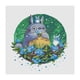 thumbnail image 1 of Hilo Algodón Ecológico Bordado 11CT 3 Hebras Impresión 40x40cm Kit Serie Cine Y Televisión Punto Cruz My Neighbor Totoro, 1 of 9