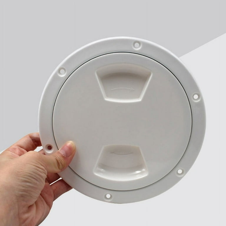 4" Marine Screw Out Deck Plate Inspection Hatch Plastic Access