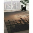 thumbnail image 2 of Ahgly Company Indoor Rectangle Patterned Dark Almond Brown Novelty Area Rugs, 5' x 7', 2 of 6