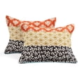 thumbnail image 4 of Lush Decor Bohemian Stripe Quilted Cotton Daybed Cover Turquoise/Orange - 6 Piece Set, 4 of 7