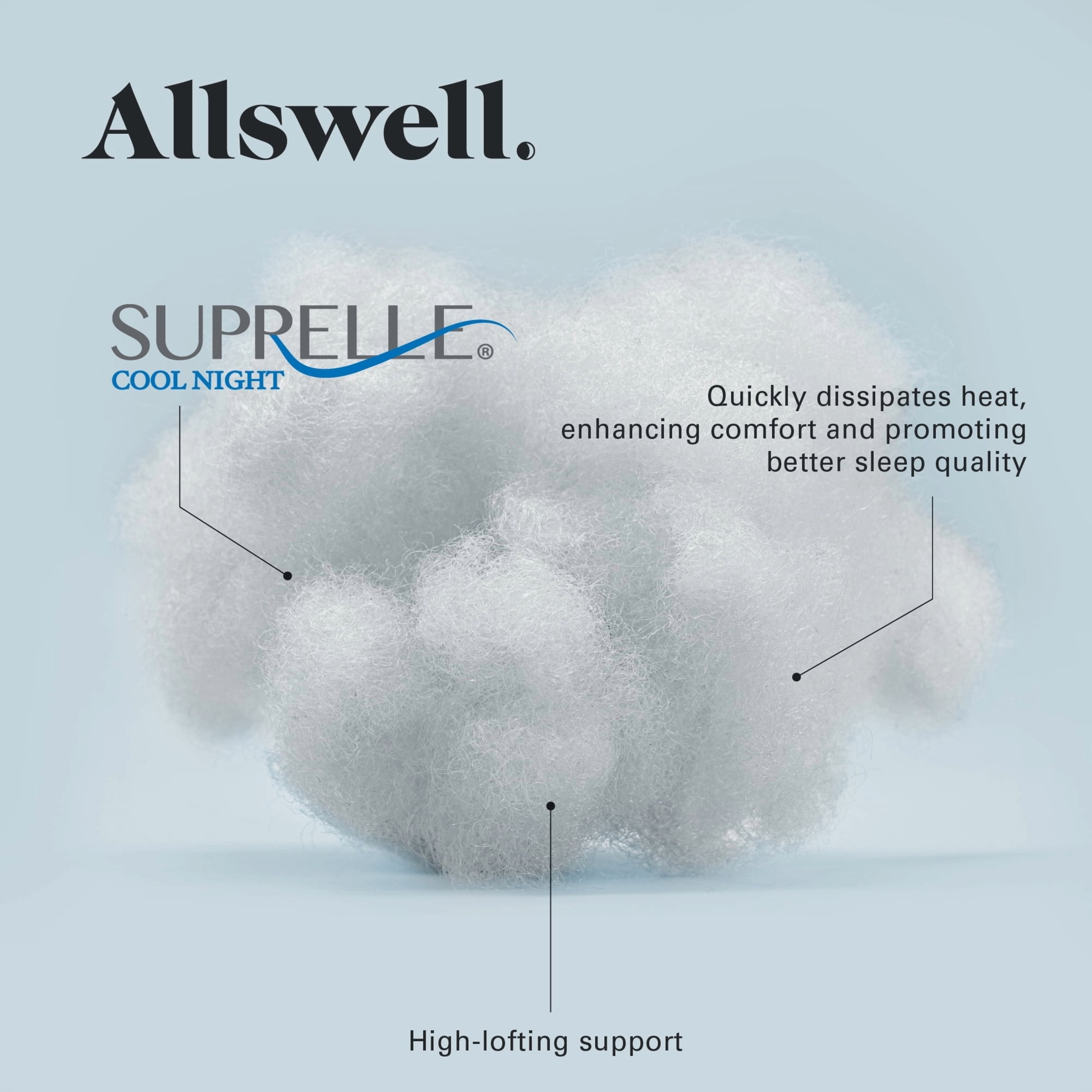 Allswell Cool Lux Cooling Bed Pillow, Standard/Queen photo 4