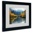 thumbnail image 2 of Trademark Fine Art "Autumn River" Matted Framed Art by Pierre Leclerc, 2 of 5