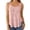 Pink, variant on Fgnfyis Summer Tops for Women Strappy Tank Top Round Neck Sleeveless Layering Camisole for Daily Wear Versatile Basic Womens Tank Tops Orange XL