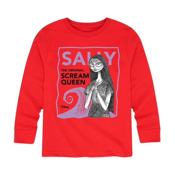 The Nightmare Before Christmas - Sally Scream Queen - Youth Long Sleeve Graphic T-Shirt
