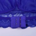 thumbnail image 5 of Gibobby Lencería mujer erótica Lenceria Sexy para Mujer Ropa Interior Sensual de una Pieza Erotica de Encaje con Cuello V Pijama Tirantes(Azul, M), 5 of 5