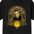thumbnail image 2 of Sun Records Elvis Presley Since 1954 Vintage Art Crew Neck Short Sleeve Men's Black T-shirt-Small, 2 of 4