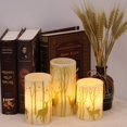 thumbnail image 4 of Velas LED sin llama de Lamp GenSwin, cera auténtica, 10-15 cm, 3 unidades, 4 of 6
