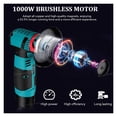 thumbnail image 5 of 21V Brushless Mini Electric Angle Grinder Rechargeable Angle Grinder 180° Rotation Polishing Machine for 18V Battery, 5 of 7