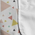 thumbnail image 4 of Modern Microwave Oven Cover, Floating Triangles Modish Geometrical Designs Orderly Repeated Illustration, Water Resistant Organizer with Pockets for Kitchen, 36" x 12", White Multicolor, by Ambesonne, 4 of 4
