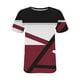 thumbnail image 5 of Camiseta de Manga Corta de las Mujeres de Cuello Redondo de Impresión Casual Top de las Señoras, Poliéster Ligero para el Hogar Diario Y Cómodo, 5 of 9