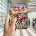 thumbnail image 4 of Be My Valentine's Collie Truck Full of Love Flower Balloon Travel Passport Wallet Collie Dog Lover Gifts Idea PU Leather Passport Holder Cover - 02029, 4 of 5