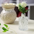 thumbnail image 6 of Hosley Set of 4 Mid Century Modern Clear Glass Diffuser Bottles 4 Inch High, 6 of 10
