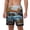 White, variant on Rustic Vintage Truck Autumn pattern Mens Swim Trunks with Compression Liner Stretch Beach Shorts Quick Dry with Zipper Pockets No-Chafing Board Shorts-Small