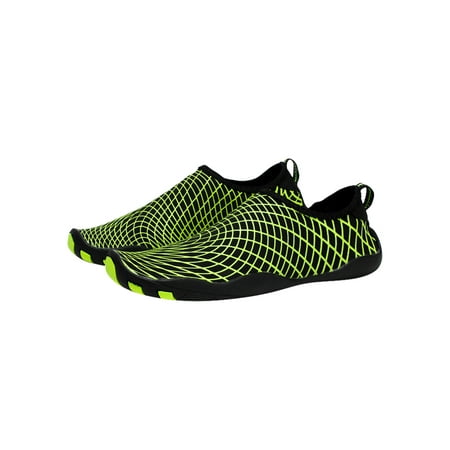 

Lacyhop Womens Mens Water Shoes Barefoot Aqua Socks Swim Beach Shoe Yoga Breathable Athletic Sneakers Comfort Quick Dry Green 7.5