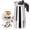 2 Cup, variant on 2 Cup 100ml Moka Pot Stainless Steel Espresso Coffee Maker Stovetop Coffeemaker Italian Classic Style Brewing Greca Cafe Mocha Machine for Cafeteras Lover Camping Travel and Home Use 3.3oz