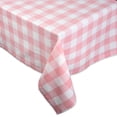 thumbnail image 4 of DII Pink Buffalo Check Tablecloth, 60x84", 100% Cotton, 4 of 7