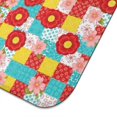 thumbnail image 5 of Pioneer Flower Floral Print Pattern Kitchen Dish Drying Mat 1 Pack, Ultra Absorbent Microfiber Drainer Mat, 16"x18", 5 of 6
